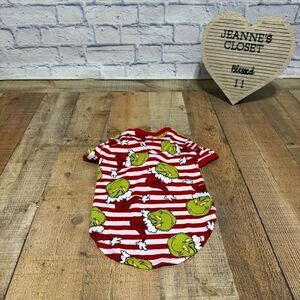 Grinch Dog Tshirt Matching Family PJs Size Medium So Cute